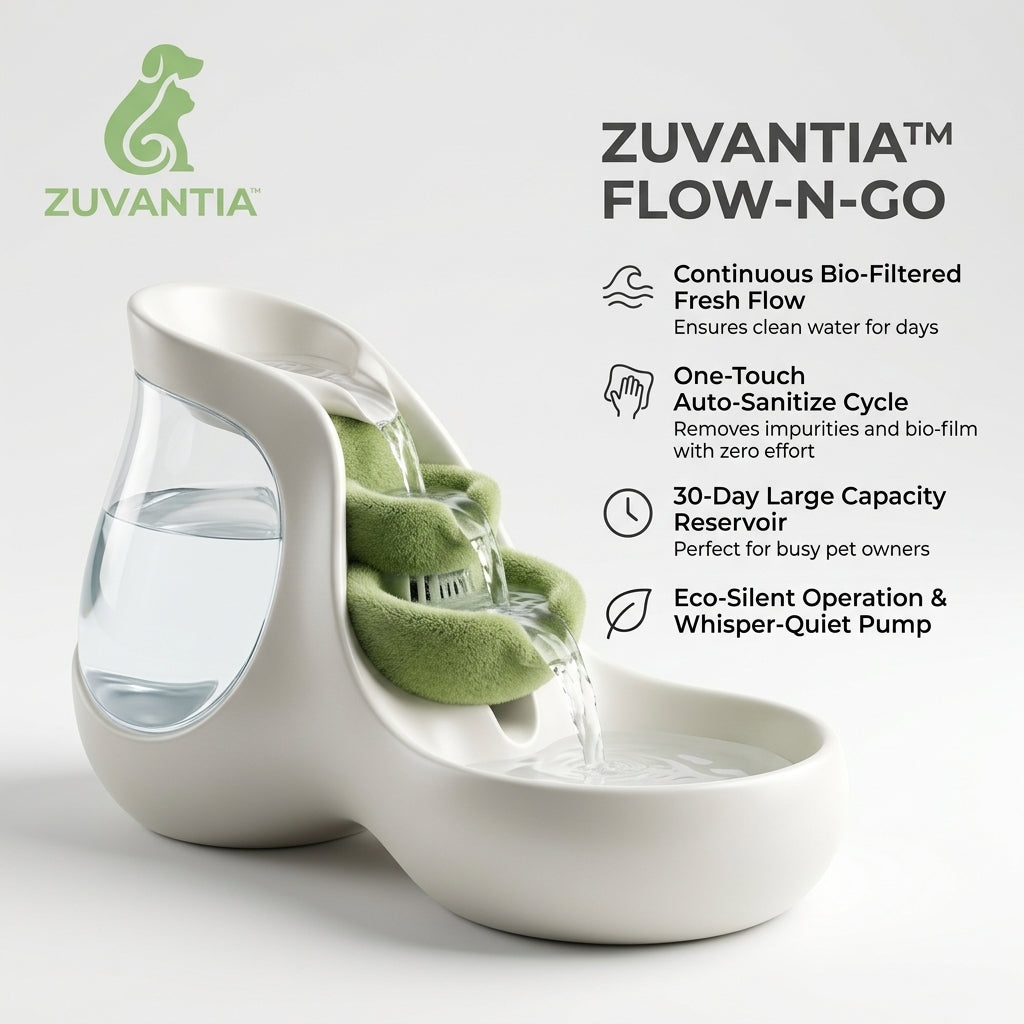 ZUVANTIA™ Flow-N-Go Smart Pet Fountain